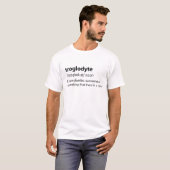 Troglodyte - Funny Cave Dweller Caver Speleology T-shirt (Voorkant volledig)
