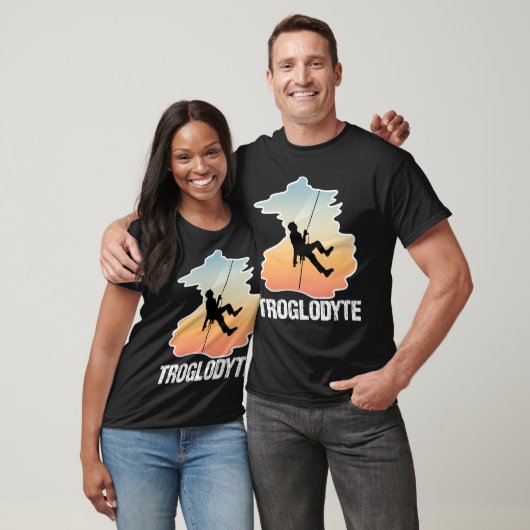 Troglodyte - Funny Caver Spelunking Speleology T-shirt (Unisex)