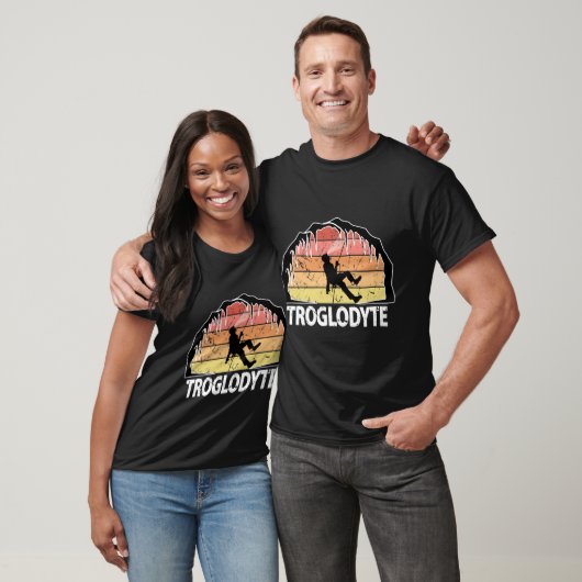 Troglodyte - Funny Caving Spelunking Speleology T-shirt (Unisex)