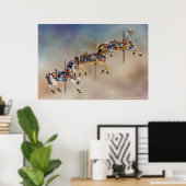 Trois Affiches Carrousel Horaires, Art (Bureau à domicile)