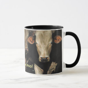 Trois amis, ici regarde la tasse de café de MOO
