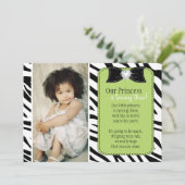 Trois ans - Invitation à la fête d'anniversaire Ze (Debout devant)