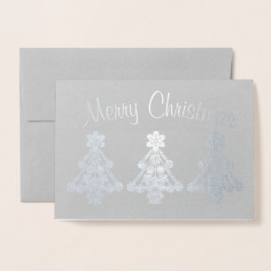 Trois Arbre de Noël Plan Modèle