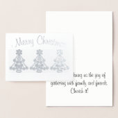 Trois Arbre de Noël Plan Modèle (Affichage)