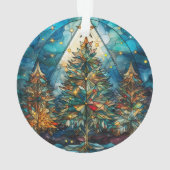 Trois arbres en verre tendu (dos)