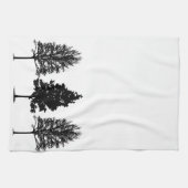 Trois arbres Serviettes de cuisine (Horizontal)