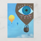 Trois Ballons à air chaud Imaginez des cartes post (Devant)