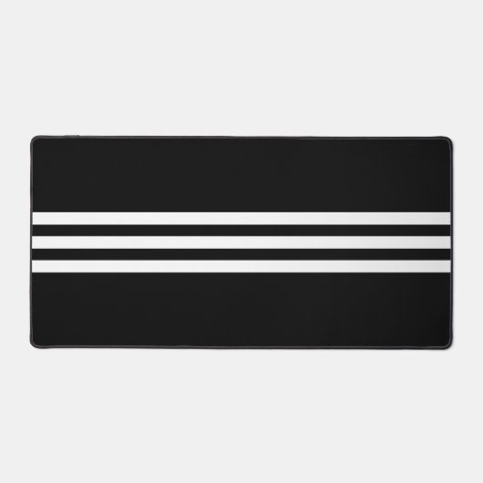 Trois bandes blanches sur fond noir (Recto)
