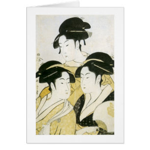 Trois Beautés, Utamaro, années 1790