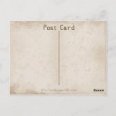 Trois beignets et une carte postale de café (Dos)