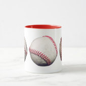 Trois boules de baseball Mug (Centre)