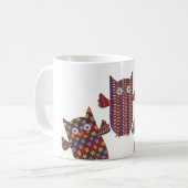 Trois Boules Rouges Café Mug (Devant gauche)
