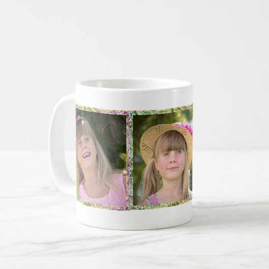 Trois café photo Mug (Devant gauche)