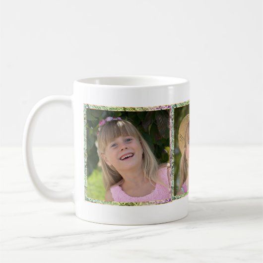 Trois café photo Mug (Gauche)