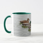 Trois canards colverts tasse à café (Gauche)