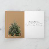 Trois canards Père Noël Jolly en neige carte de No (Intérieur)