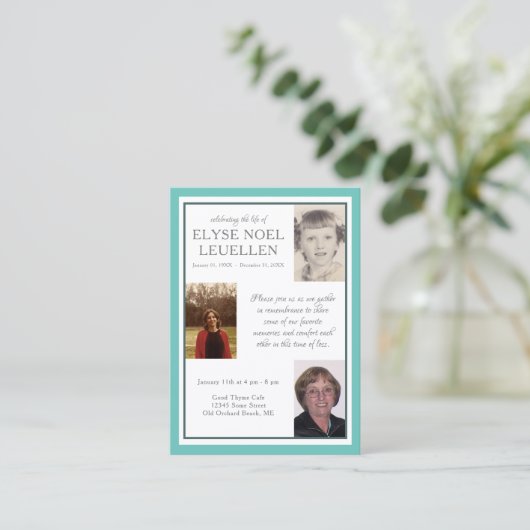 trois cartes commémoratives (Debout devant)