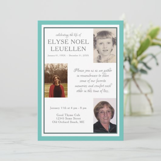 trois cartes commémoratives (Debout devant)