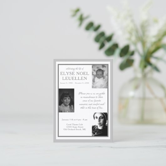 trois cartes commémoratives (Debout devant)