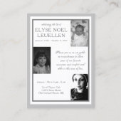 trois cartes commémoratives (Devant)