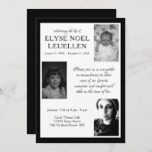 trois cartes commémoratives (Devant / Derrière)