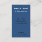 Trois Cartes de visite de guitares (Dos)