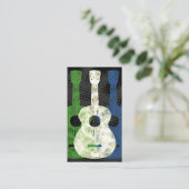 Trois Cartes de visite de guitares (Debout devant)