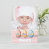 Trois Cartes photos d'oeufs de Pâques (Debout devant)