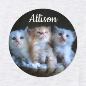 Trois chatons Étiquettes (Design 2)