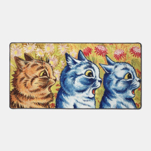 Trois chats chantant par Louis Wain