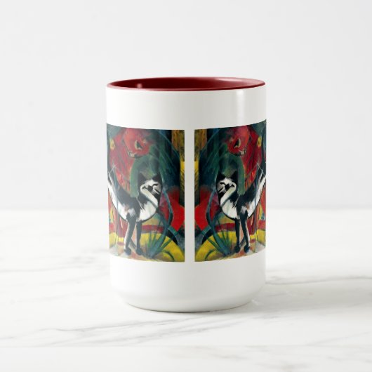 Trois chats de Franz Marc Beverage Mug (Centre)