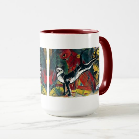 Trois chats de Franz Marc Beverage Mug (Devant droit)