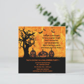 Trois Citrouilles - invitations à la fête de hallo (Debout devant)