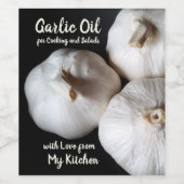 Trois Cloches entières étiquettes bouteille d'huil (Étiquettes simples)