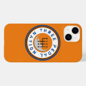 TROIS coque iphone DE LA NATION PEDAL (Verso (horizontal))