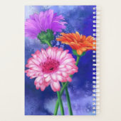 Trois couleurs Gerberas Planner (Dos)