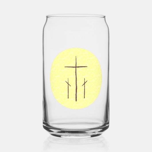 Trois croix sur le Calvaire jaune (Recto)