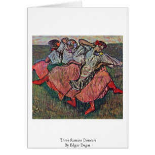 Trois danseurs russes par Edgar Degas