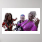 Trois Drôles de Dames Poster (Voorkant)