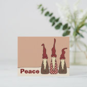 Trois elfes sages, carte postale (Debout devant)