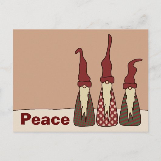 Trois elfes sages, carte postale (Devant)