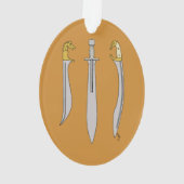 Trois épées grecques antiques (dos)