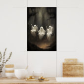 Trois Fantômes Sur Impression De Forêt De Balançoi (Cuisine)