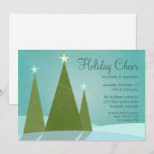 Trois fêtes de Noël Invitations de joie (Devant / Derrière)