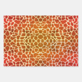 Trois Feuilles De Papier Enveloppé Impression Mult (Devant 3)