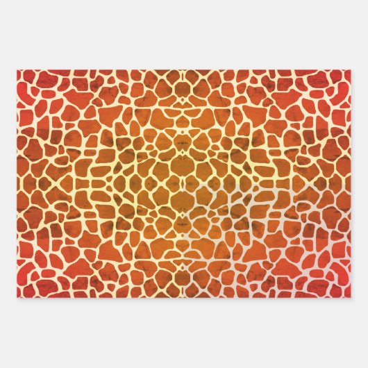 Trois Feuilles De Papier Enveloppé Impression Mult (Devant 3)