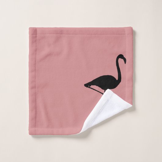 Trois Flamants roses (Gant de toilette)
