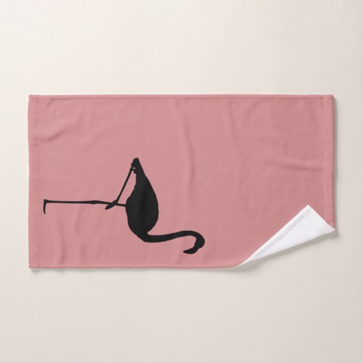 Trois Flamants roses (Serviette à main)