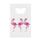 Trois Flamants roses de Noël (Devant)