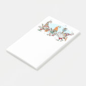 Trois Gnomes de Noël Elves Post-It Notes (Incliné)